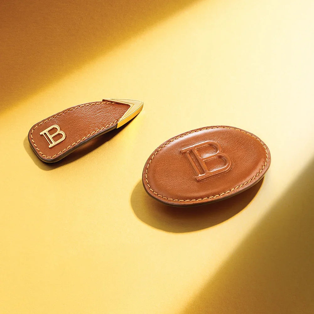 Limited Edition Leather Barrette Allure Brown