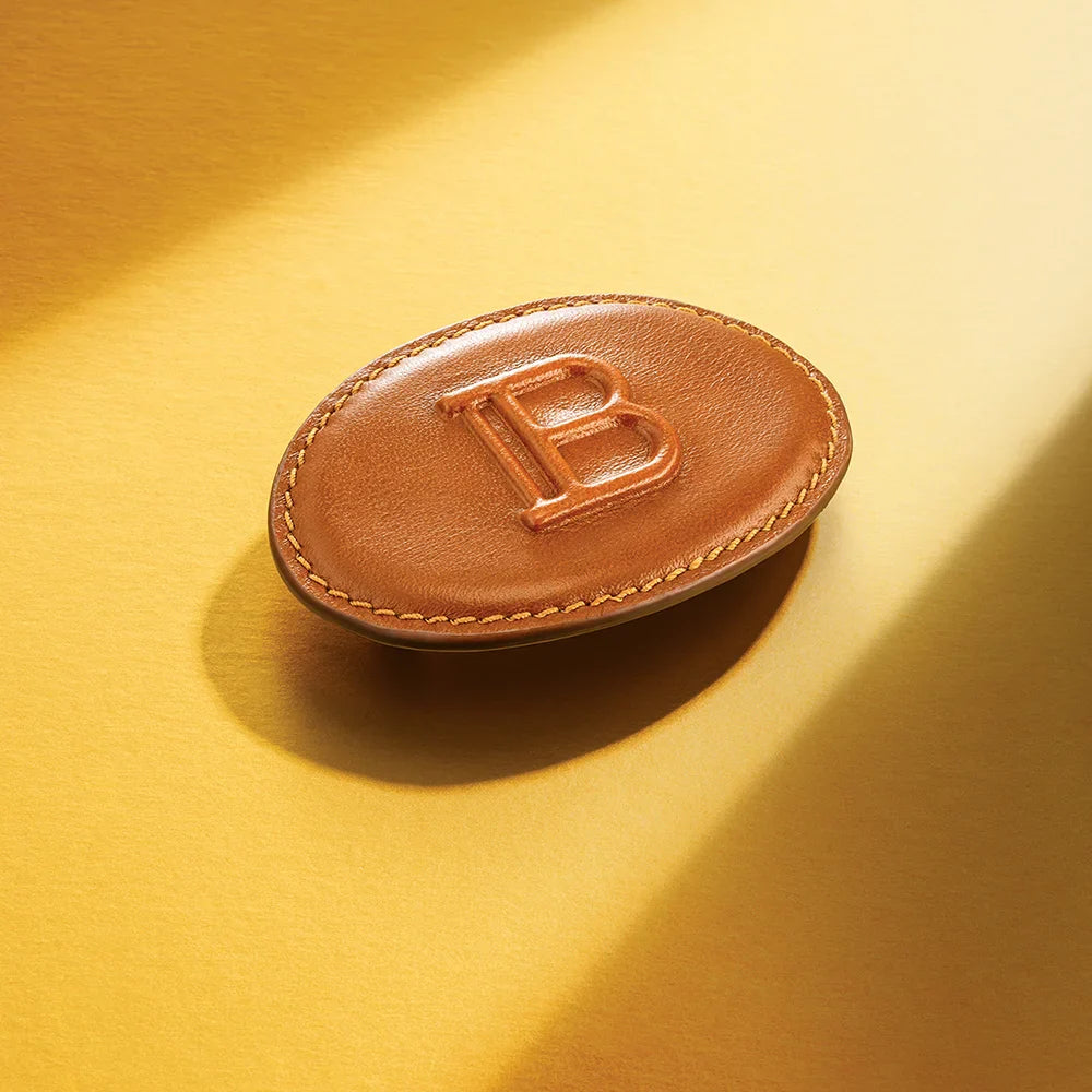 Limited Edition Leather Barrette Allure Brown