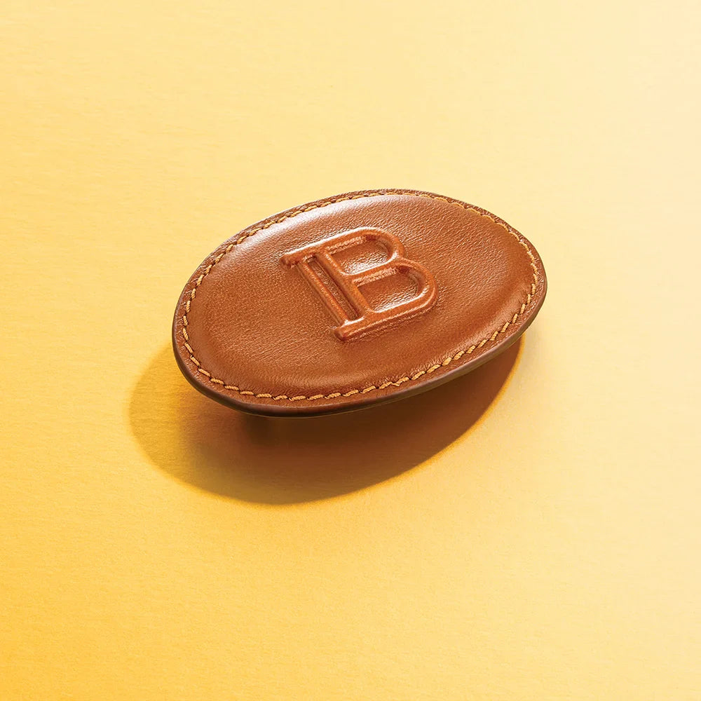 Limited Edition Leather Barrette Allure Brown