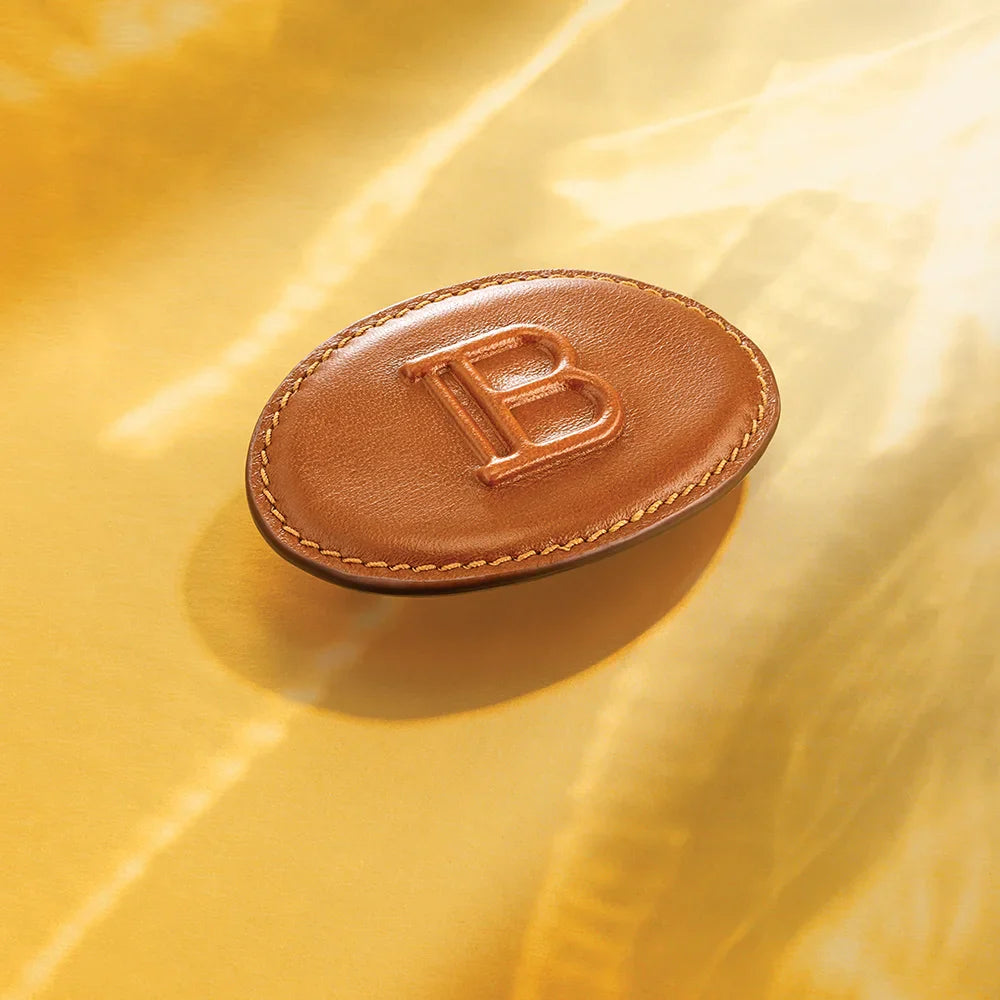 Limited Edition Leather Barrette Allure Brown