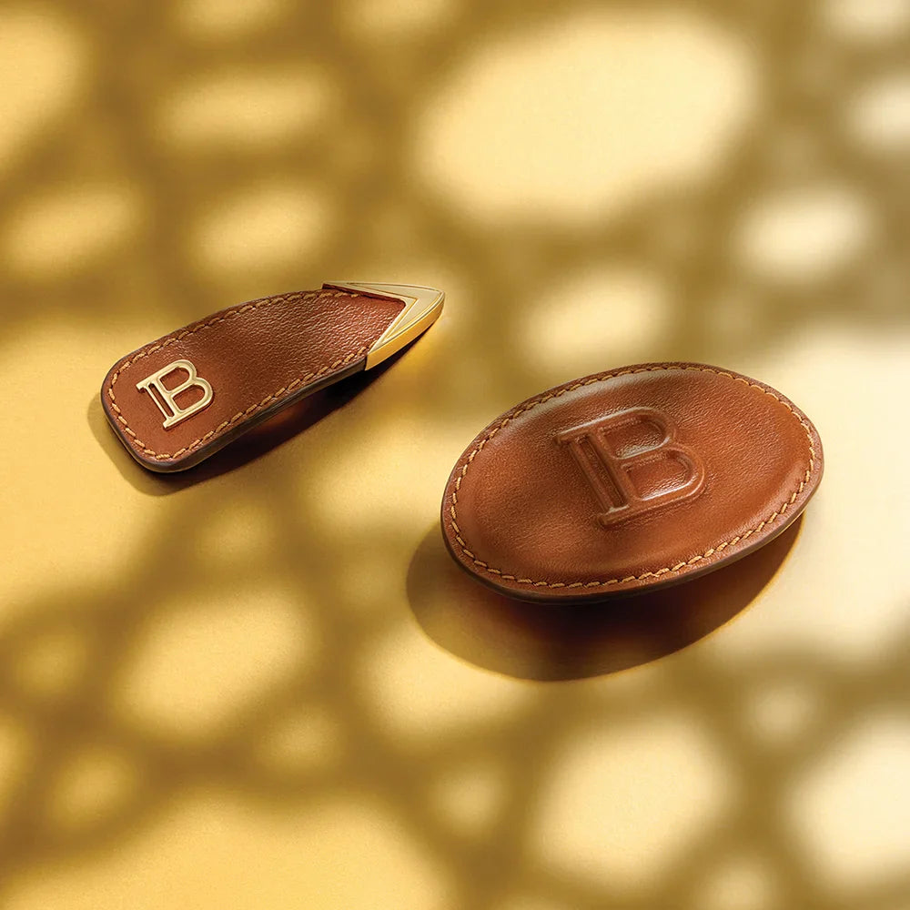 Limited Edition Leather Barrette Allure Brown