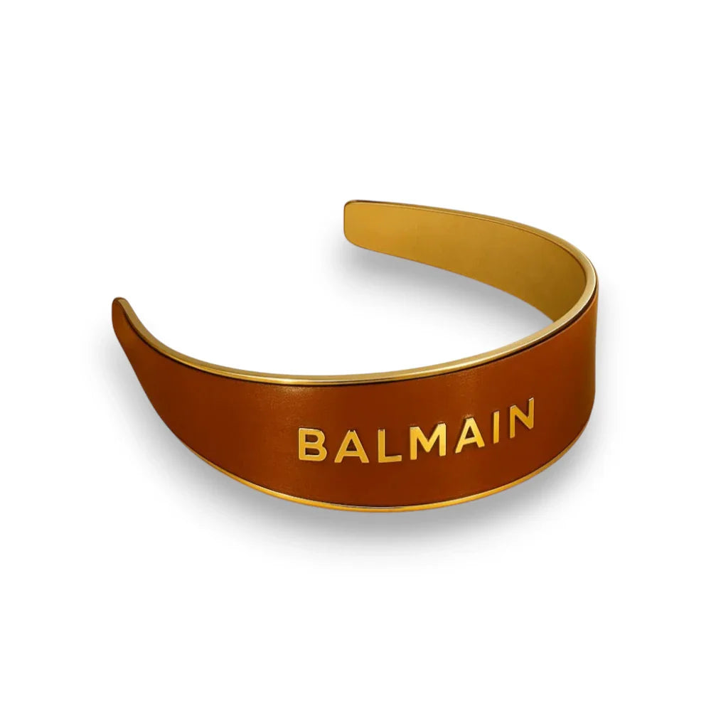 Limited Edition Leather Headband Allure Brown