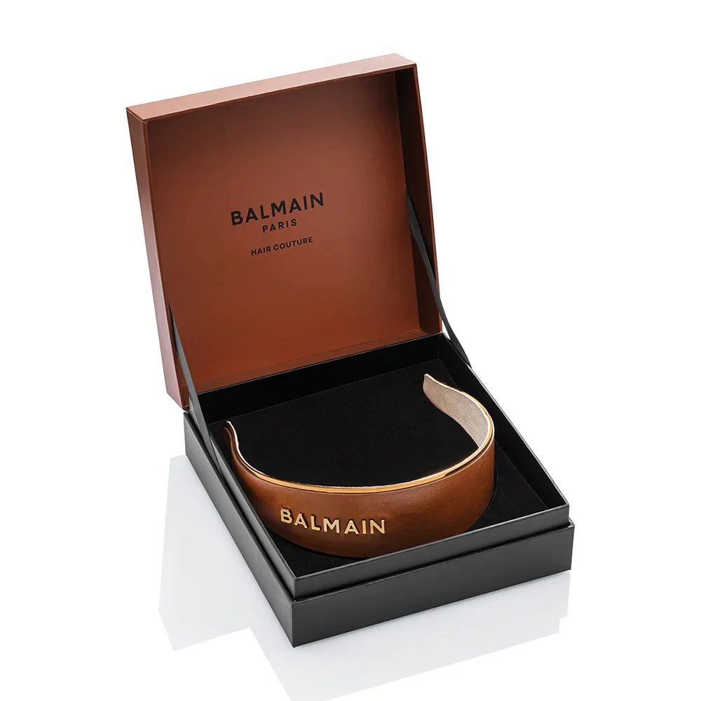 Limited Edition Leather Headband Allure Brown