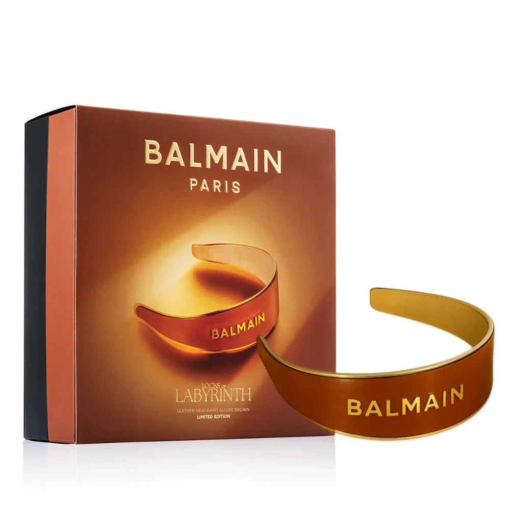 Limited Edition Leather Headband Allure Brown