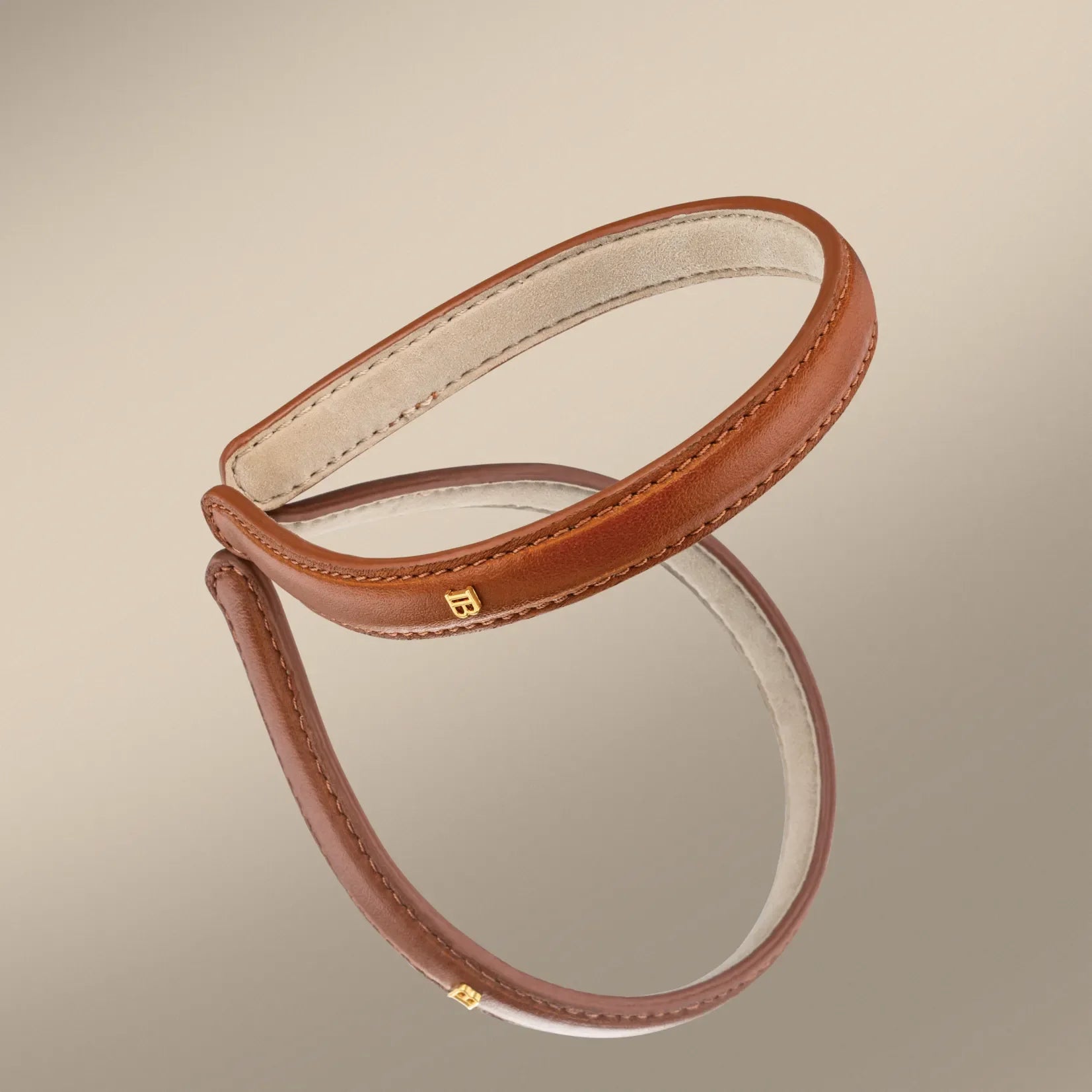 Riviera Headband Cognac Small