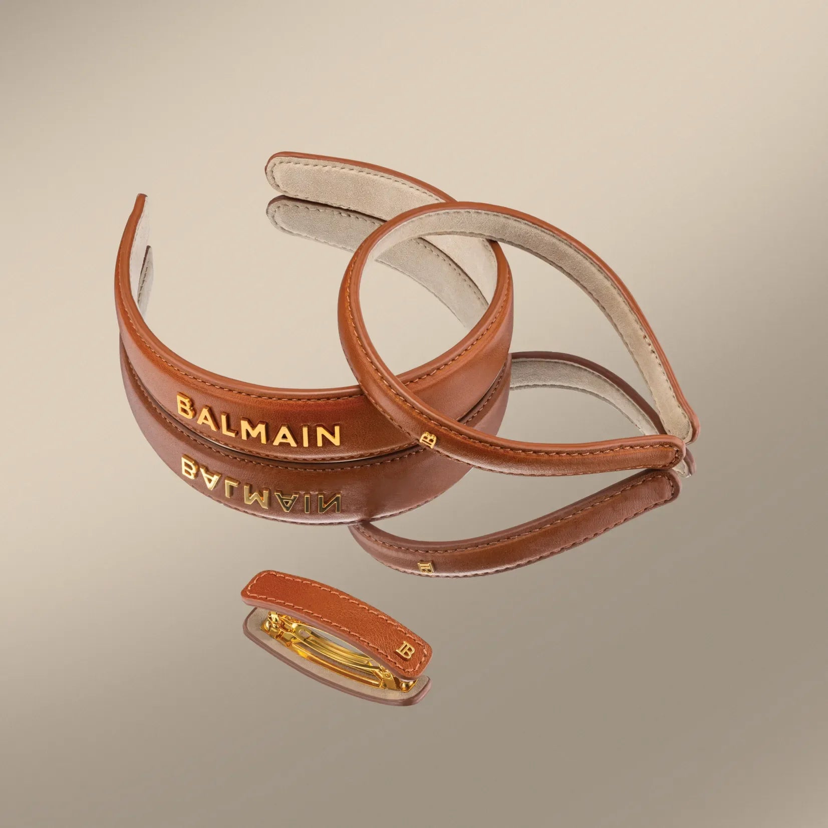 Riviera Headband Cognac Small