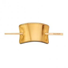 Leather Hair Barrette - Balmain Paris Hair Couture Canada