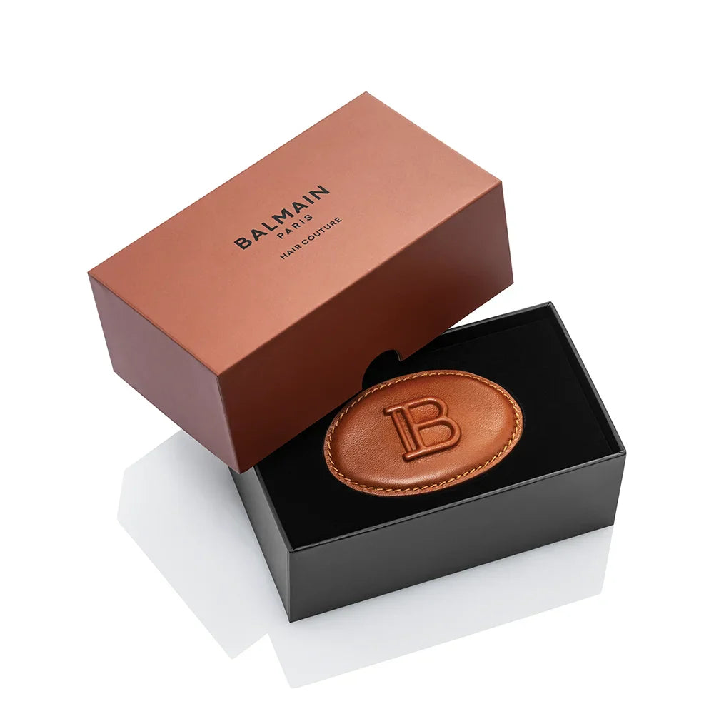 Limited Edition Leather Barrette Allure Brown