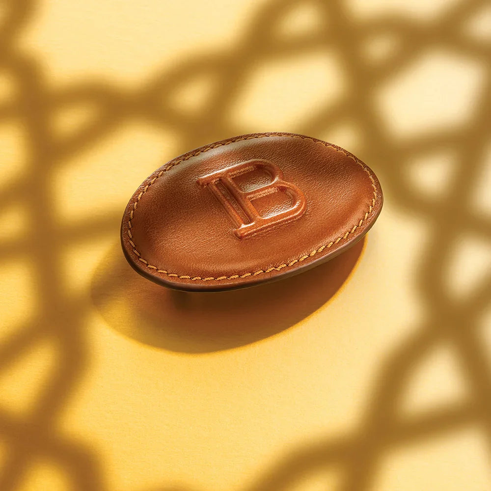 Limited Edition Leather Barrette Allure Brown