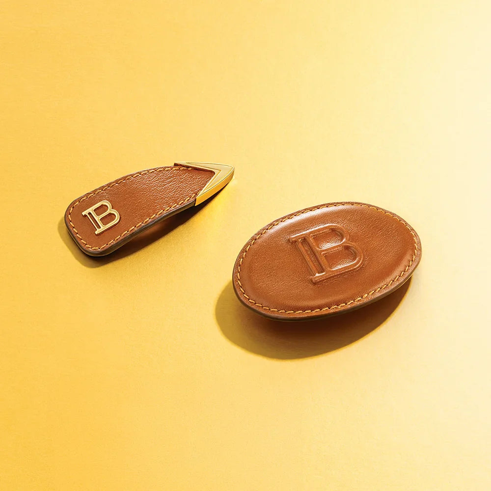 Limited Edition Leather Barrette Allure Brown