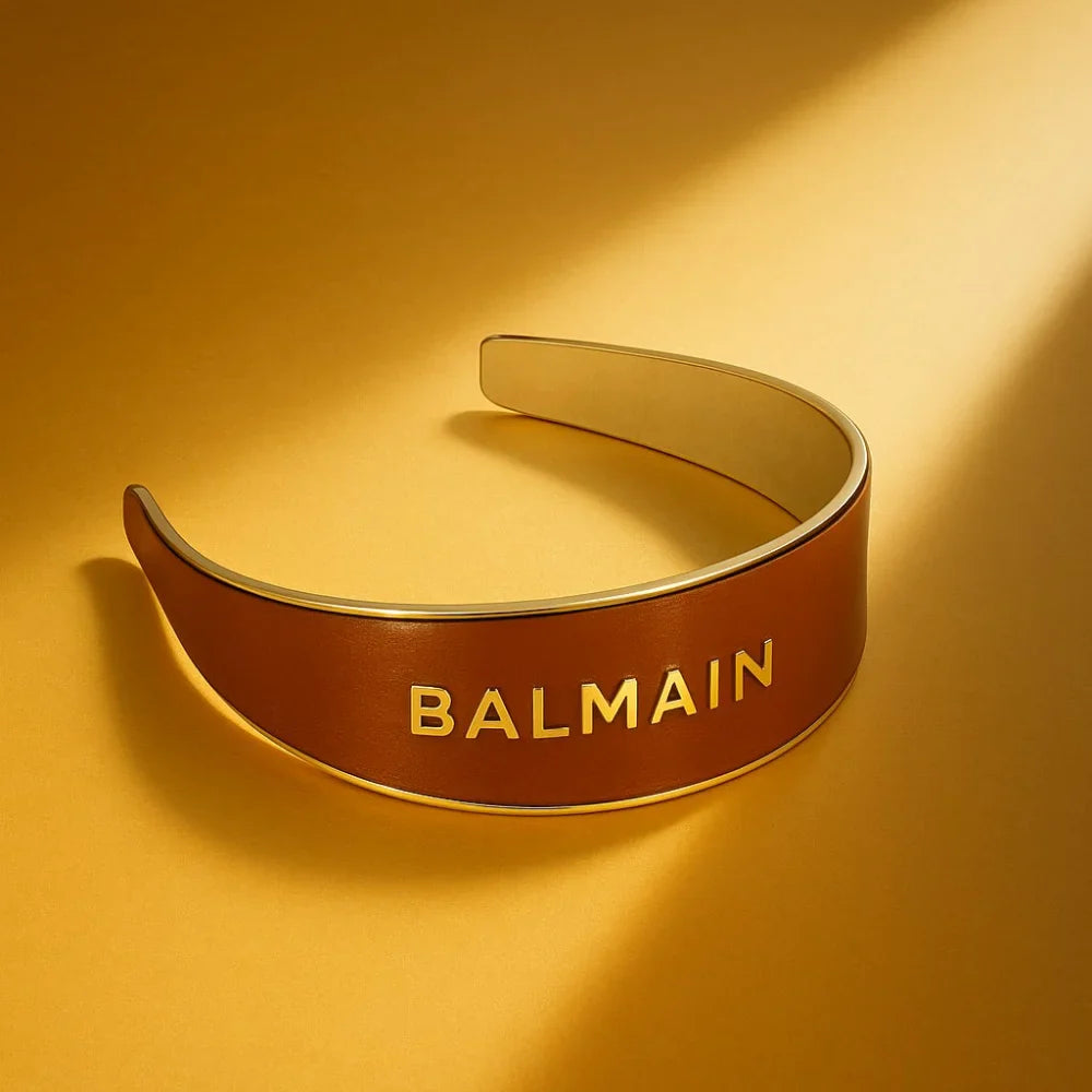 Limited Edition Leather Headband Allure Brown