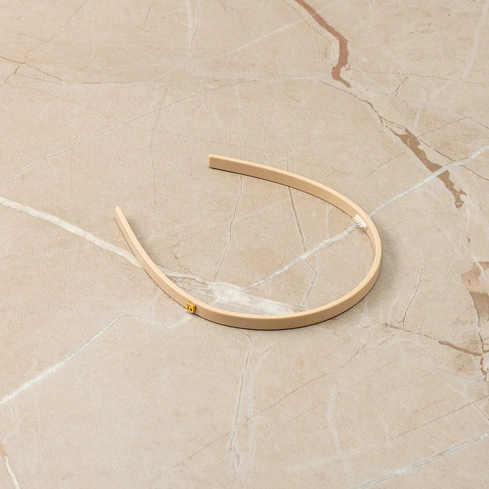 LIMITED EDITION L'ETE ACETATE HEADBAND SMALL BEIGE  C3