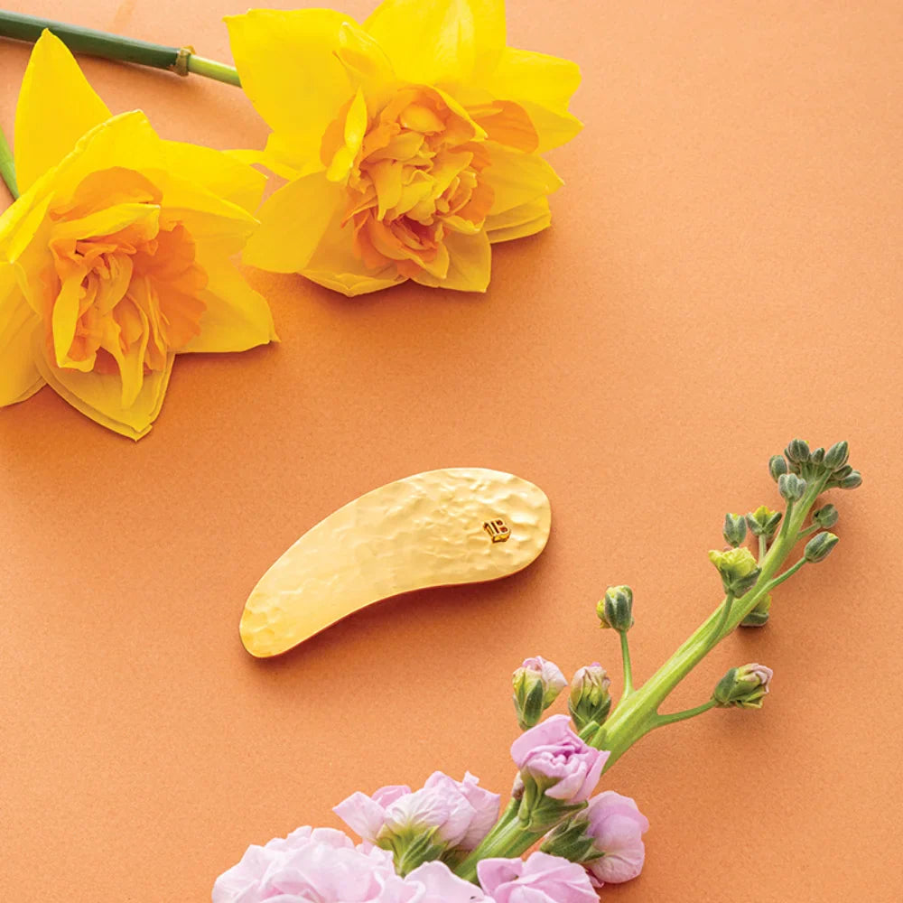 LIMITED EDITION PRINTEMPS LEAF BARRETTE POUR CHEVEUX