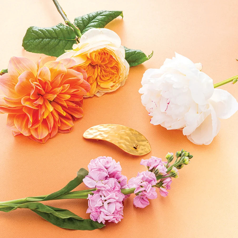 LIMITED EDITION PRINTEMPS LEAF BARRETTE POUR CHEVEUX