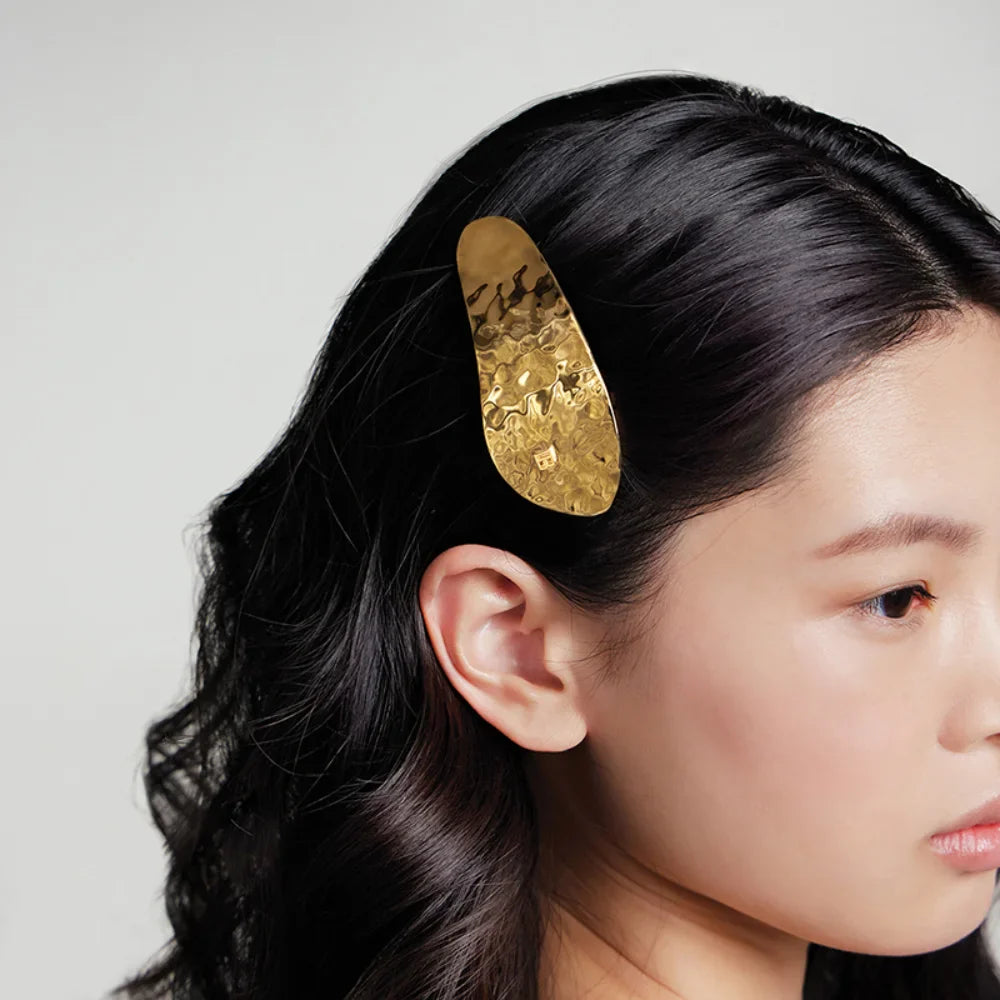 LIMITED EDITION PRINTEMPS LEAF BARRETTE POUR CHEVEUX
